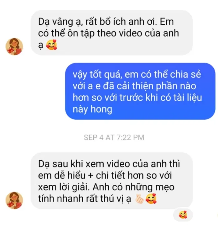 Minh chứng học viên 18