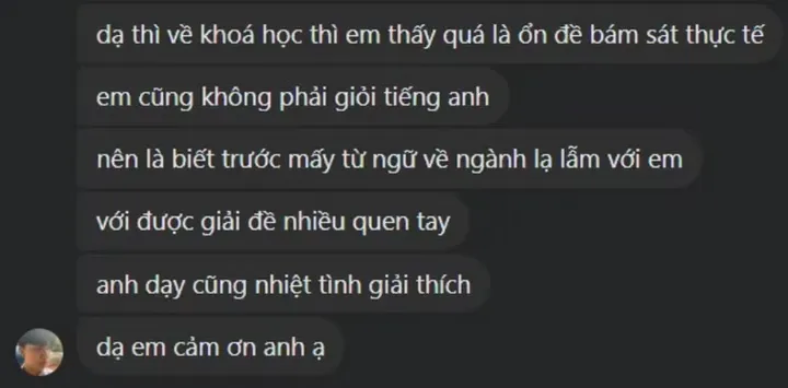 Minh chứng học viên 22