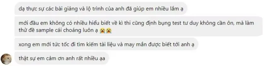 Minh chứng học viên 4